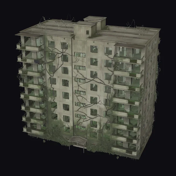 Abandoned Residential Complex Block