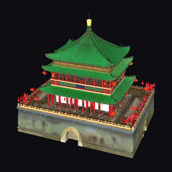 Ancient Chinese Pagoda Tower