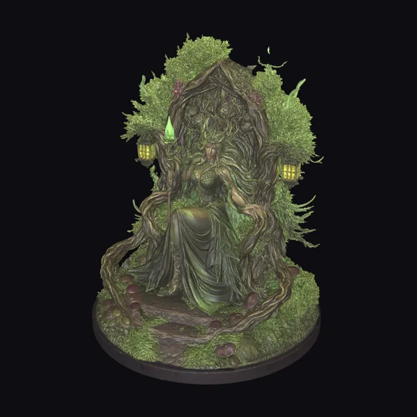 Verdant Forest Queen Statue